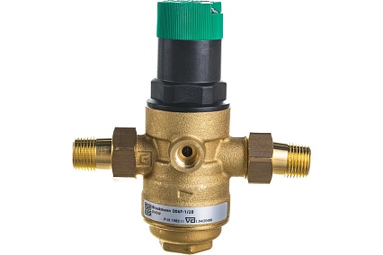 Клапан понижения давления на горячую воду Honeywell диапазон регулировки 1.5-6 атм D06F-1/2"B