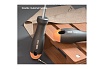 Шлицевая отвёртка Deli "Home Series Gray" HT1106C 6x150мм (Cr-V, Soft Touch рукоятка, эксклюзивный дизайн, подарочная упаковка) 130298