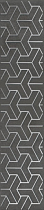 Бордюр Kerama Marazzi Ломбардиа антрацит 5.4х25 см, AD\D569\6400