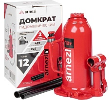 Домкрат гидравлический бутылочный Arnezi 12т 227-457мм R7100213