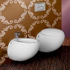 Подвесной унитаз Laufen Alessi 8.2097.6.400.000.1 безободковый, с покр. LLC