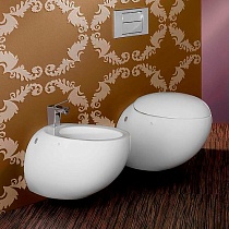 Подвесной унитаз Laufen Alessi 8.2097.6.400.000.1 безободковый, с покр. LLC