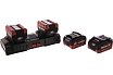 Набор Basic-Set (4 аккумулятора LiHD, 18 В, 8,0 Ач+2 зарядных устройства ASC Ultra+Metaloc) Metabo 685135000
