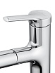 Смеситель для раковины Wonzon&Woghand WW-A40862-CR выдвижной излив, хром