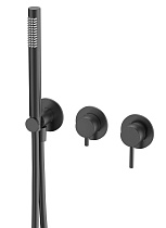 Смеситель для душа AQUAme Siena AQM8805MB черный матовый