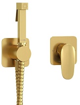 Смеситель WasserKRAFT Havel A3651.285.237.213 с гигиеническим душем, матовое золото