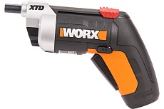 Аккумуляторная отвертка Worx + набор бит WX252