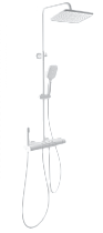 Душевая стойка Wonzon&Woghand Muse Legato WW-B4129-MW термостат, белый матовый