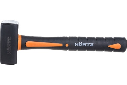 Кувалда HORTZ 0.8 кг с фибергласовой обрезиненной ручкой 126909