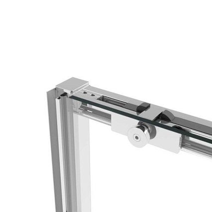 Душевая дверь Vincea Слим Софт (Slim Soft) VDS-1SS120CLBC 120x200 брашированная медь, прозрачная