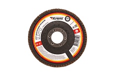 Круг лепестковый торцевой P80, 115x22.2 мм Kranz KR-90-0007