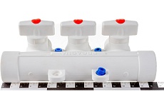 Коллектор PRO AQUA PP-R с 3 выходами, белый ШК 25-20 PA6710308Pb