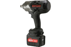 Аккумуляторный ударный гайковерт Rotake 3/4&quot;, 1700 нм, 20 В, АКБ 4 Ач 2 шт., в кейсе RC-8805