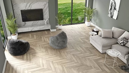 ABA ламинат Alpine Floor Parquet Premium Дуб Натуральный Отбеленный ECO 19-5B  600х125х8 мм поверхность матовая