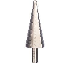 Сверло ступенчатое (6-30 мм; 13 ступеней; шаг 2 мм; ход 4.5 мм) по металлу Энкор 21630