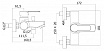 Смеситель для ванны Cezares FUOCO-VM-01
