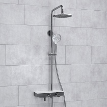 Душевая стойка WasserKRAFT A113.067.127.CH Thermo с термостатом, хром