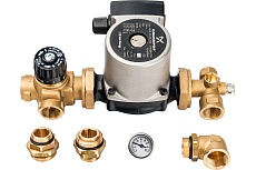 Насосно-смесительный узел с термостатическим клапаном, с насосом Grundfos UPSO 25-65 130 STOUT SDG-0020-001002