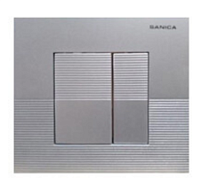 Кнопка смыва Sanica 52310000000019 матовый хром