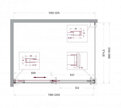 Душевой уголок BelBagno SOFT_CLOSE-1-AH-1-120/90-C-Cr 120x90 прозрачный, хром Душевой уголок BelBagno SOFT_CLOSE-1-AH-1-120/90-C-Cr 120x90 прозрачный, хром
