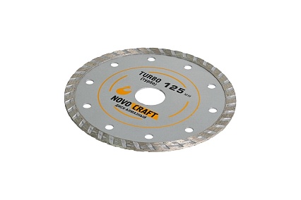Диск алмазный отрезной по бетону TURBO (125х22.23х2 мм) NOVOCRAFT TUR125222320
