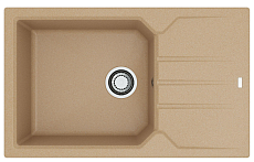 Кухонная мойка Alveus Granital Record 40 1144465 78 см бежевый