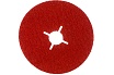 Керамический фибровый диск со шлицами XF885 (1 шт, 125х22 мм, P40) VSM 004967