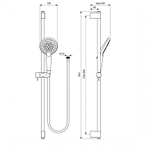 Душевой гарнитур Ideal Standard Idealrain Evo Jet Round XL3 B1763AA