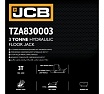 Подкатной гидравлический домкрат JCB 3 Т JCB-TZA830003(59877)
