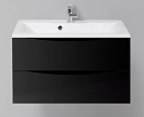 Тумба с раковиной BelBagno Marino 80 Nero Lucido