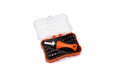 Набор насадок с короткой трещоточной отверткой KENDO 27 предметов, CrV 20665 00000073181