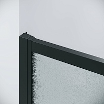 Душевая дверь Grossman Cosmo 100x195 шиншилла, черный матовый 100.K33.02.100.21.02