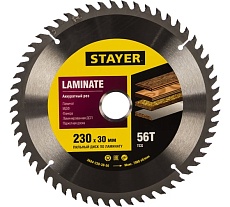 Пильный диск Laminate line для ламината (230x30 мм, 56Т) Stayer 3684-230-30-56