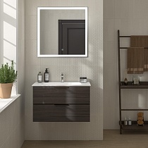 Тумба с раковиной Kerama Marazzi Piano 65 см дымчатый вяз