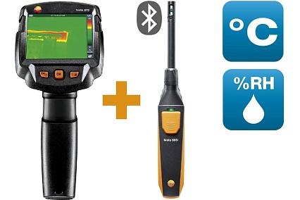 Тепловизор Testo 872 комплект с термогигрометром 605i 0560 8724