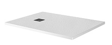 Поддон для душа BelBagno TRAY-MR-UNO-AH-140/90-35-W-NO 140x90 белый, накладка черный