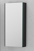 Зеркальный шкаф Velvex Klaufs 40 см черный матовый