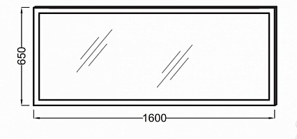 Зеркало Jacob Delafon EB1447-NF 160 см анти-пар