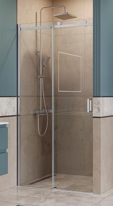 Душевая дверь BelBagno SOFT_CLOSE-2-BF-1-100-C-Cr 100x200 прозрачная, хром