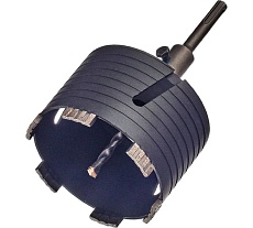 Коронка алмазная по армированному бетону и кирпичу 110 мм, SDS+ TORGWIN T826932