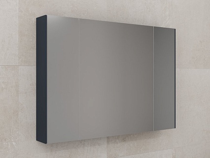 Зеркальный шкаф Style Line Лима 100x70 см графит ЛС-00002343