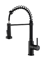 Смеситель для кухни Aquatek Европа AQ1387MB черный матовый