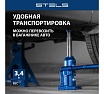 Телескопический гидравлический бутылочный домкрат Stels 2 т, h подъема 170–380 мм 51115