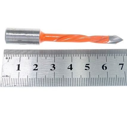 Сверло присадочное усиленное сквозное (5.5x70 мм; S=10 мм; LH) ROTIS 422.5570L