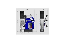 Сверлильный станок на магнитном основании FE POWERTOOLS FE 50 Х