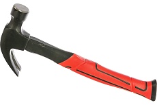 Молоток с гвоздодером 560г с фибергласовой ручкой VIRA 901056