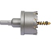 Коронка твердосплавная с центрирующим сверлом по металлу 51 мм Vertextools 1819-51