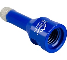 Коронка алмазная с техническим воском 12x35 мм для УШМ Vertextools 333-12-35