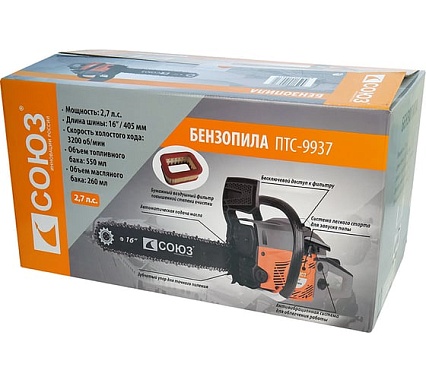 Бензопила Союз ПТС-9937