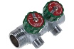 Регулирующий коллектор FAR 1" ВР-НР с 2 отв. 1/2" НР межосев. 45 мм FK 3821 112